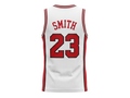 Custom White Basketball Embroidered Jersey Wholesale Polyester Teamwear