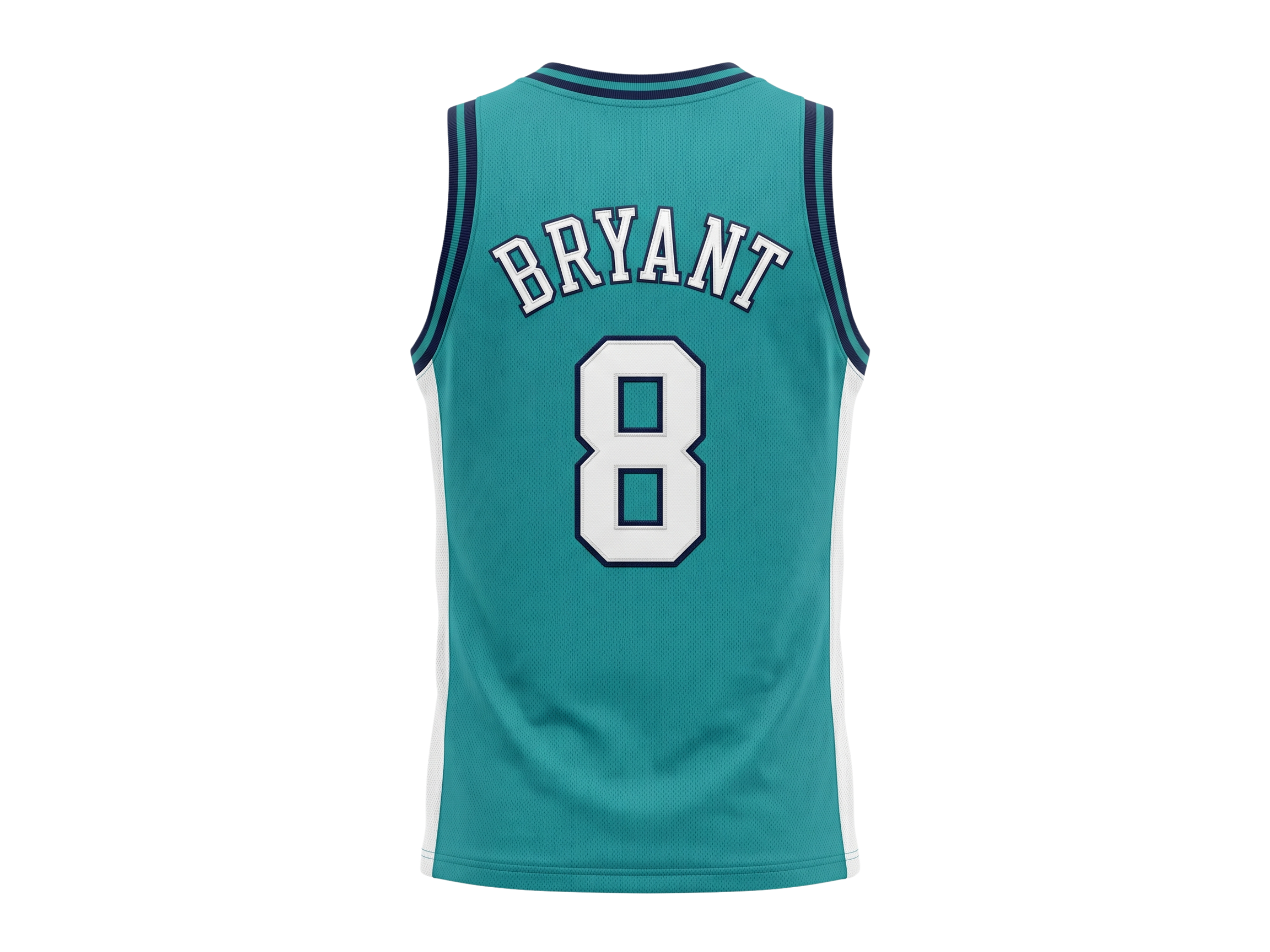 Custom Aqua Basketball Embroidered Jersey Wholesale Polyester Teamwear
