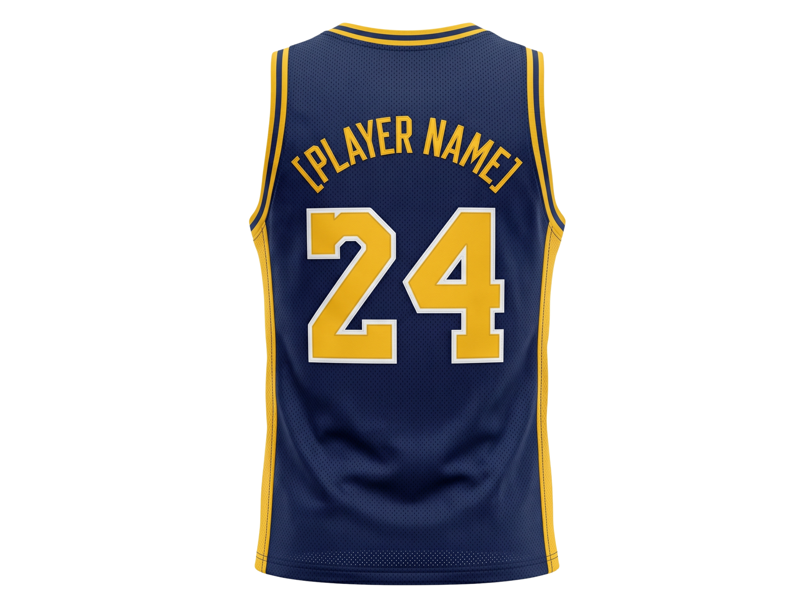 Custom Navy Basketball Embroidered Jersey Wholesale Polyester Teamwear