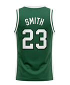 Custom Dark Green Basketball Embroidered Jersey – Wholesale Polyester Teamwear