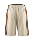 Custom Cream Basketball Embroidered Shorts Wholesale Polyester Teamwear