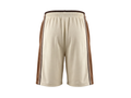 Custom Cream Basketball Embroidered Shorts Wholesale Polyester Teamwear