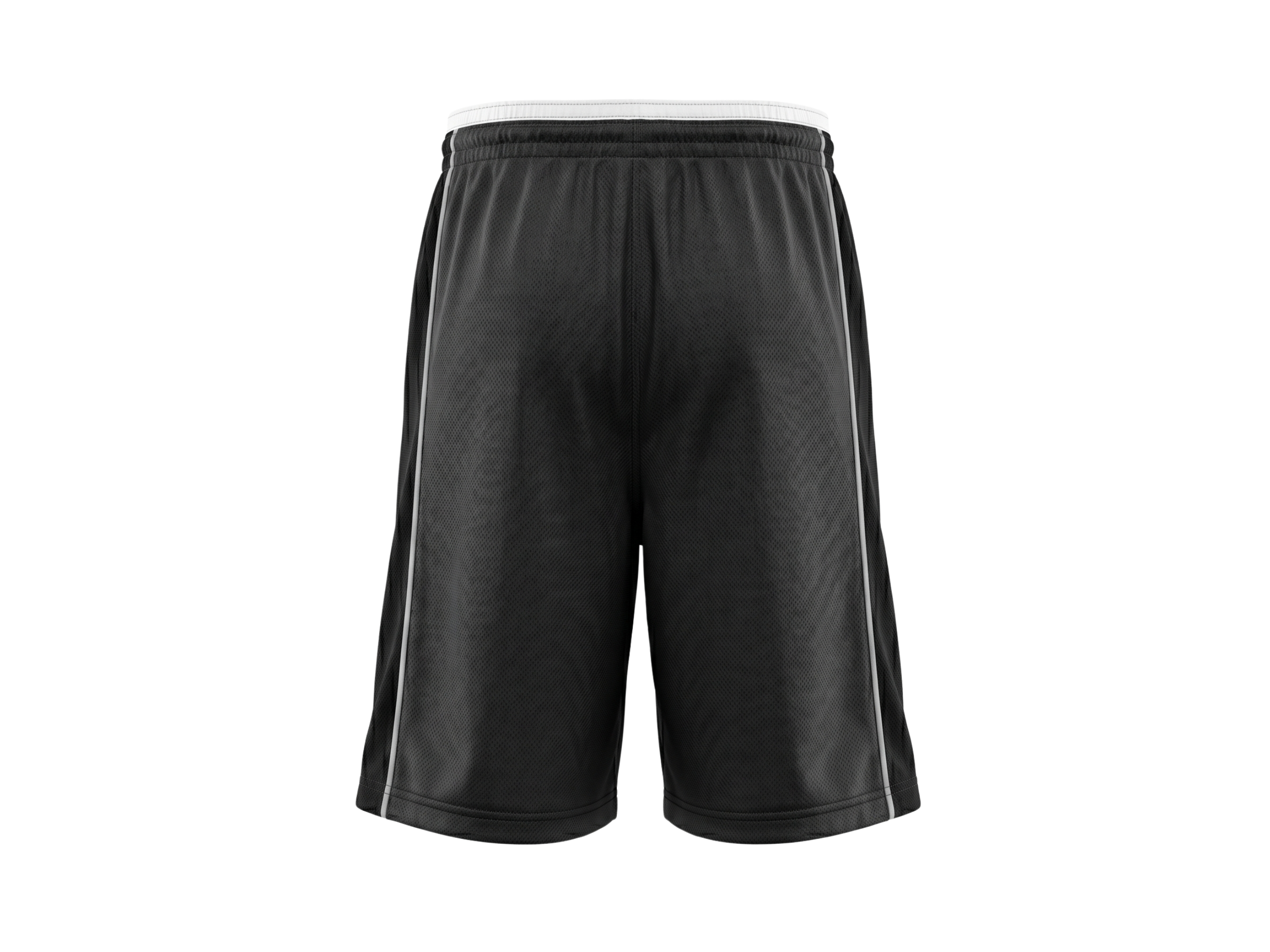 Custom Black Basketball Embroidered Shorts – Wholesale Polyester Teamwear