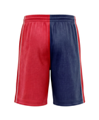 Custom Red Navy Basketball Embroidered Shorts – Wholesale Polyester Teamwear