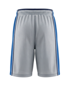 Custom Gray Basketball Embroidered Shorts – Wholesale Polyester Teamwear