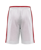 Custom White Basketball Embroidered Shorts – Wholesale Polyester Teamwear