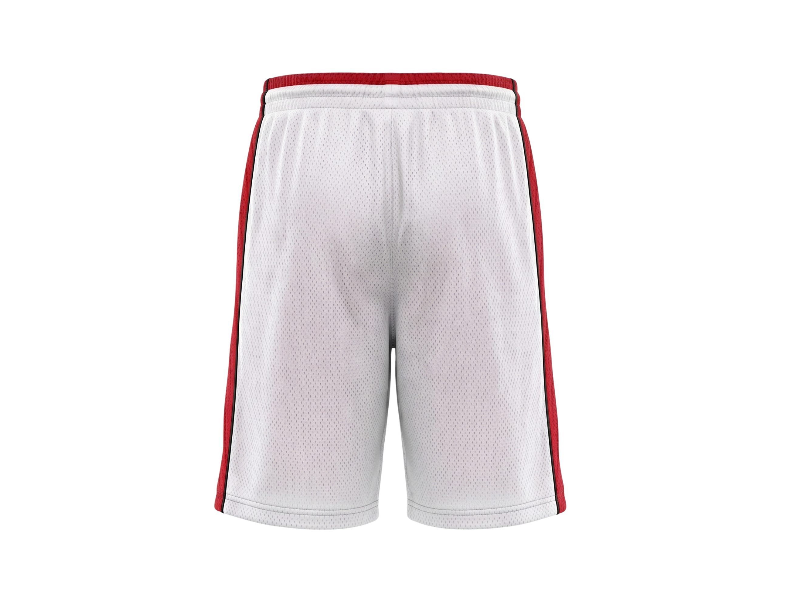 Custom White Basketball Embroidered Shorts – Wholesale Polyester Teamwear