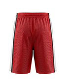 Custom Red Basketball Embroidered Shorts – Wholesale Polyester Teamwear