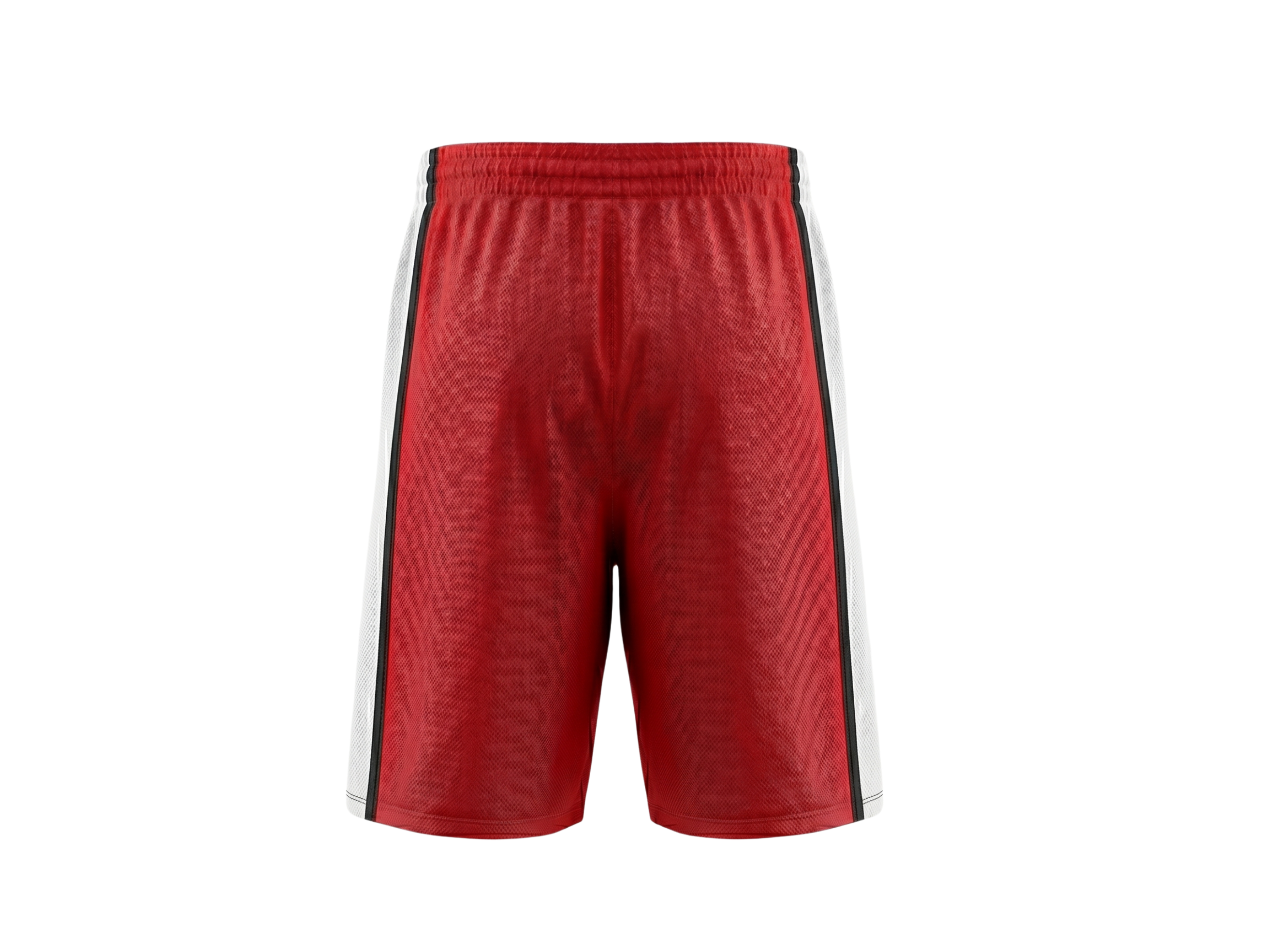 Custom Red Basketball Embroidered Shorts – Wholesale Polyester Teamwear