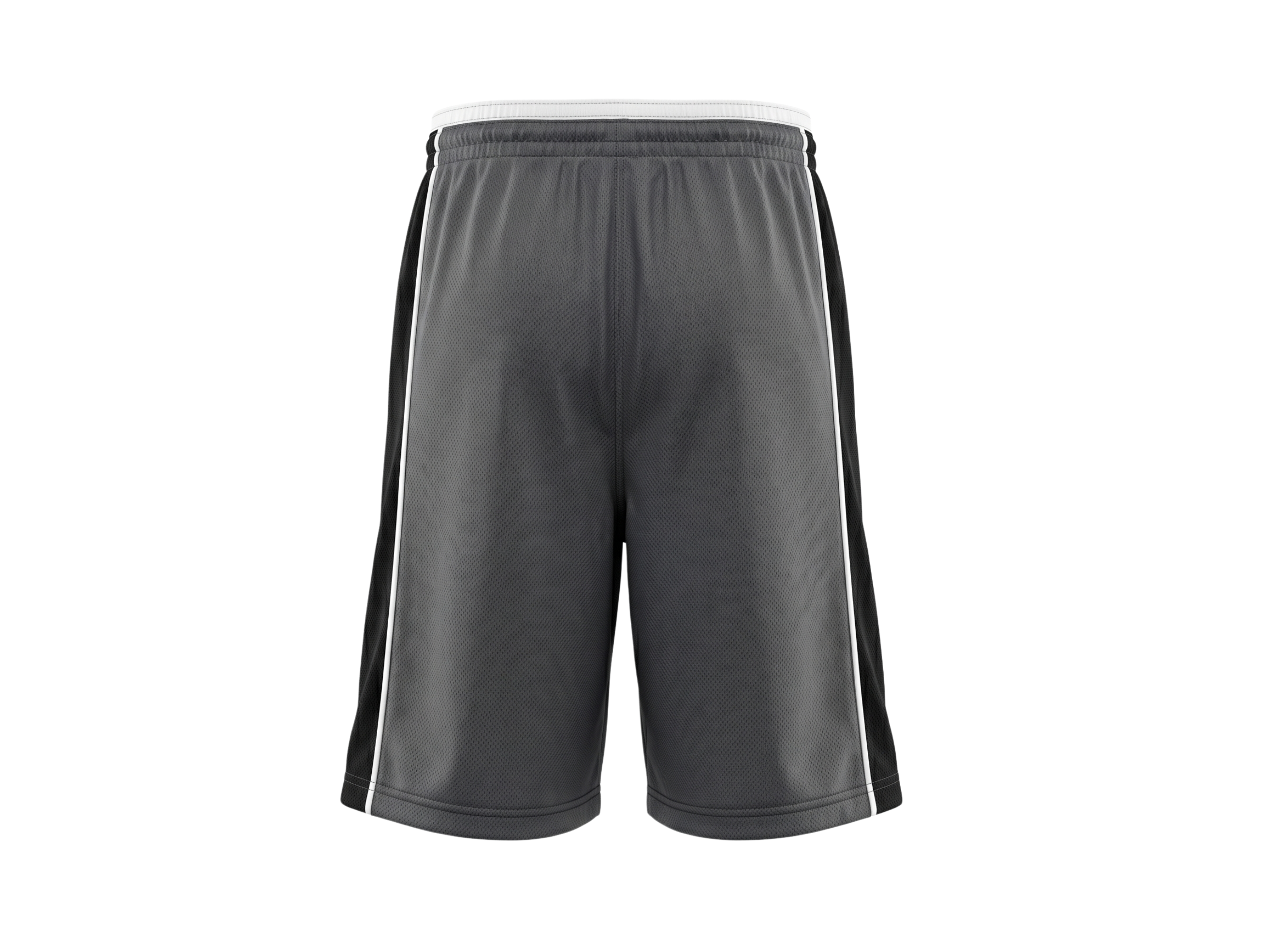 Custom Charcoal Basketball Embroidered Shorts Wholesale Polyester Teamwear