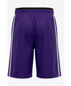 Custom Purple Basketball Embroidered Shorts – Wholesale Polyester Teamwear