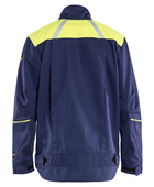 Welding Work Jacket for B2B Workwear Supply – Low MOQ Insulated Reflective Jacket in Navy Blue