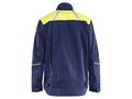 Welding Work Jacket for B2B Workwear Supply – Low MOQ Insulated Reflective Jacket in Navy Blue