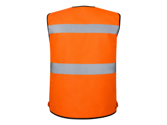 Tool Vest – Wholesale Reflective Trade Uniform Vest in Fluorescent Orange