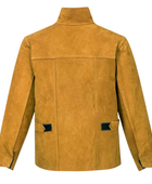 Welding Jacket for Low MOQ Bulk  Protective Workwear Jacket in Tan Brown