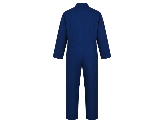 Safe-Welder Coverall B2B Low MOQ Welding Protective Coverall Blue Workwear