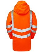 Rail Unlined Storm Coat B2B Low MOQ Reflective Work Coat Fluorescent Orange Workwear