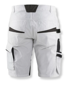 Painter Shorts with Stretch B2B Low MOQ Lightweight Trade Shorts White & Black Workwear