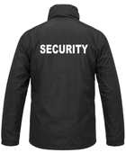 Security Printed Waterproof Jacket B2B Low MOQ Reflective Uniform Jacket Black Workwear