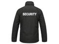 Security Printed Waterproof Jacket B2B Low MOQ Reflective Uniform Jacket Black Workwear