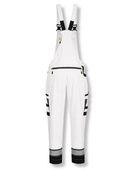 Work Bib and Brace B2B Low MOQ Stretch Pocket Overalls White & Black Workwear