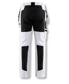 Painter Trousers with Stretch B2B Low MOQ Tool Pocket Uniform White & Black Workwear