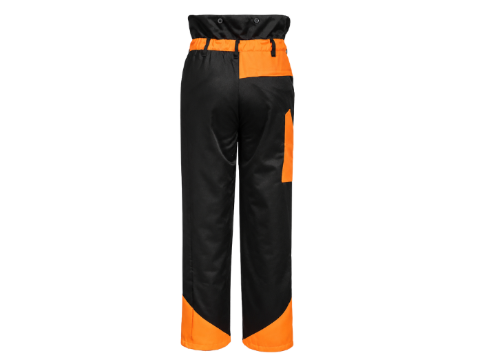 Chainsaw Protective Trousers – Low MOQ B2B Forestry Workwear in Black & Orange