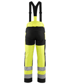 High-Visibility Brace Work Trousers – Low MOQ B2B Outdoor Workwear in Yellow & Black