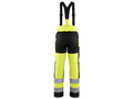 High-Visibility Brace Work Trousers – Low MOQ B2B Outdoor Workwear in Yellow & Black