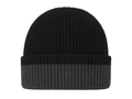 Work Beanie – Low MOQ B2B Two-Tone Winter Uniform Hat in Black & Charcoal