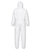 Mechanic Hooded Coverall – Low MOQ B2B Full-Body Workwear Suit in White