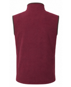 Fleece Gilet - Burgundy  B2B Low MOQ Custom Workwear Manufacturer