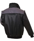Bomber Pilot Jacket Black/Grey B2B Low MOQ Workwear Jacket Manufacturer