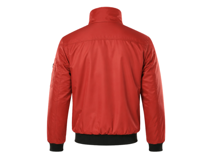 Bomber Pilot Jacket Red/Black B2B Low MOQ Workwear Jacket