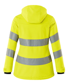 Softshell Jacket Fluorescent Yellow B2B Workwear Jacket Low MOQ