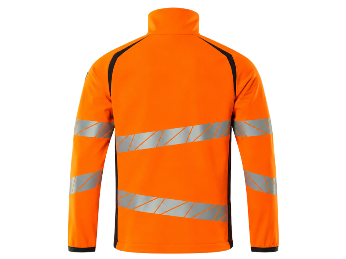 B2B Softshell Jacket Workwear Orange Workwear Jacket Low MOQ