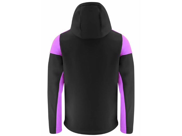 Wholesale Softshell Jacket Black/Purple B2B Workwear Jacket Low MOQ