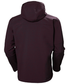 B2B Hooded Softshell Jacket Burgundy Workwear Jacket Low MOQ