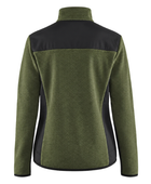B2B Women's Softshell Knitted Jacket Olive/Black Workwear Low MOQ