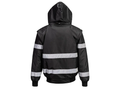 Custom Bomber Jacket Black/Grey B2B Bulk Jacket Manufacturer