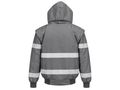 Custom Bomber Jacket Steel Gray B2B Workwear Jacket
