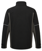 Custom Softshell Jacket Black B2B Workwear Waterproof Jacket