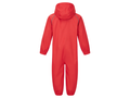 B2B Hooded Rainsuit Reflective Piping Red Workwear Waterproof Low MOQ