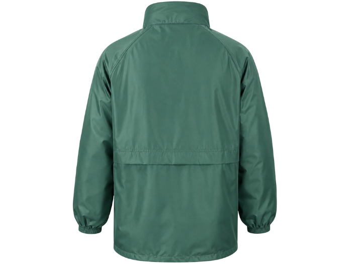 Workwear Fleece Lined Jacket Green Bulk WaterProof Jacket Low MOQ