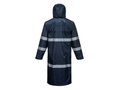 B2B Classic Rain Coat Navy Waterproof Workwear Low MOQ
