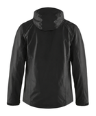 B2B Bomber Rain Jacket Black Custom Rain Jacket Low MOQ