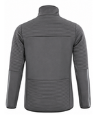 Custom Workwear Fleece Jumper With Zipper Grey Low MOQ