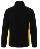 Workwear Full Zip Fleece Jacket Black/Yellow Custom Manufacturer