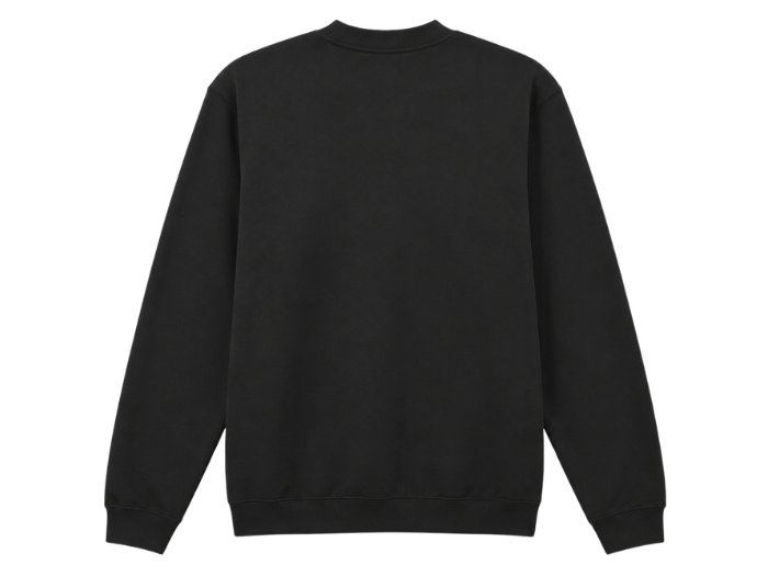 B2B Workwear Zip Sweatshirt Black Custom Workwear Low MOQ