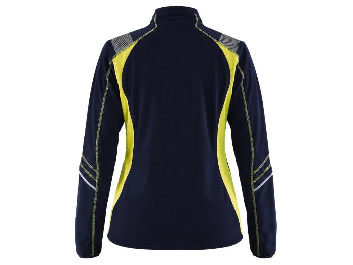 Custom Women's Fleece Navy B2B Jacket Workwear Low MOQ